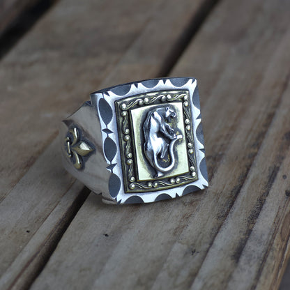 Panther Mexican Biker Ring