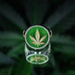 Marijuana Leaf Ring
