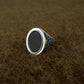 Side Detailed Onyx Ring