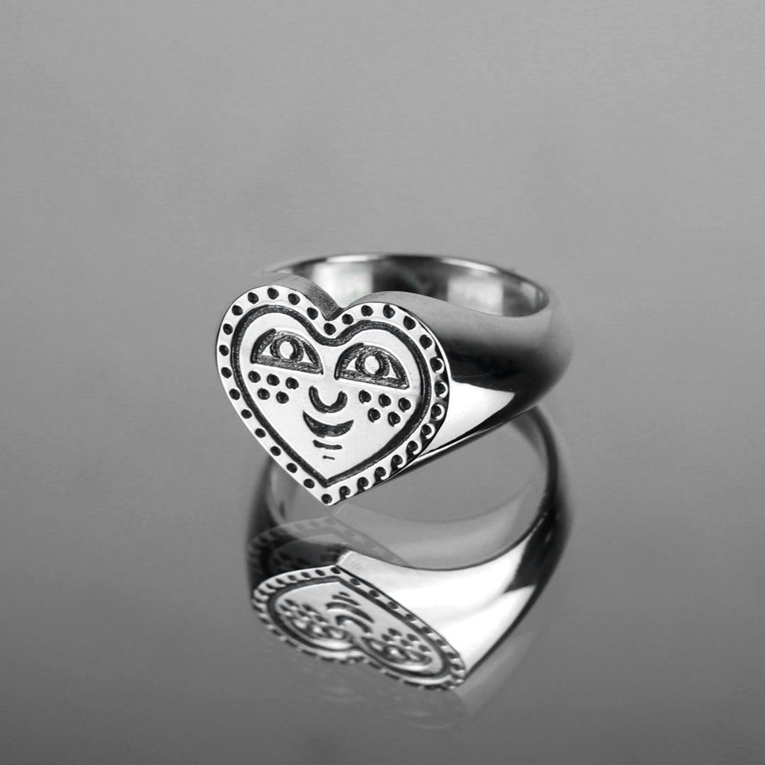Smiling Heart Ring