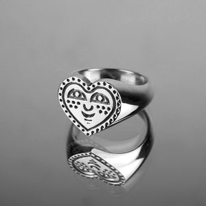 Smiling Heart Ring