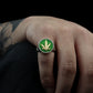 Marijuana Leaf Ring