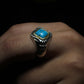 Turquoise Biker Ring